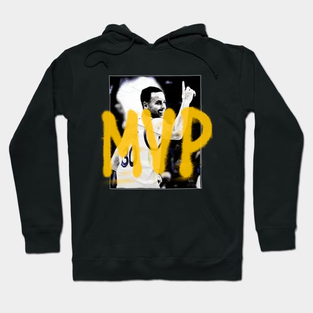 Steph Curry MVP! Hoodie by Aefe